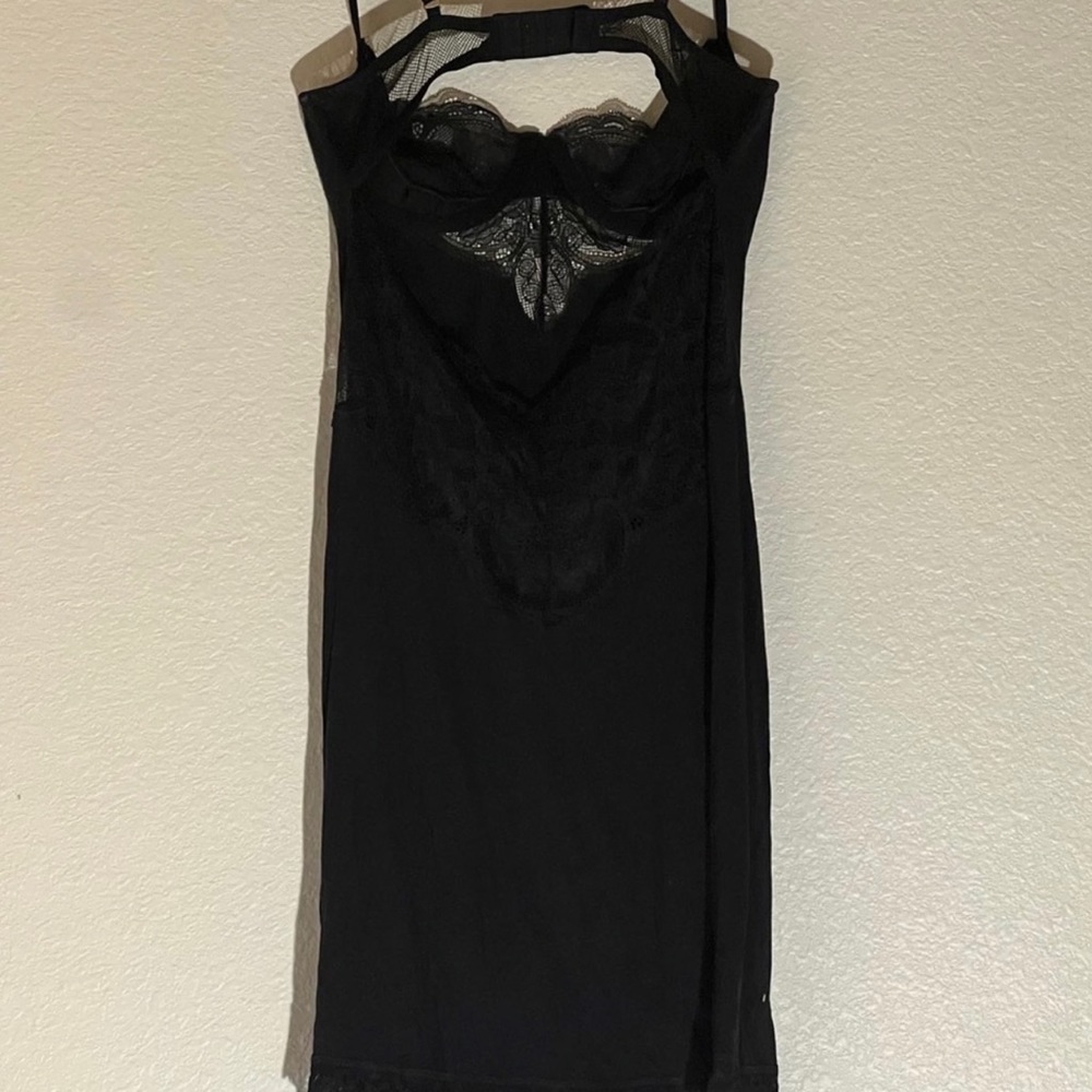 Black Lace Mini Dress